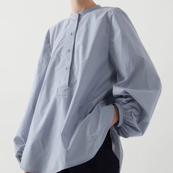 COS Tops - COS Blue/white Stripe Shirt